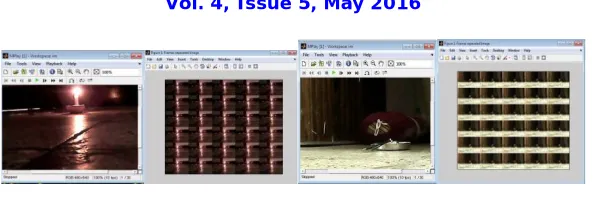 Fig.2 (a) (b) (a)(i)Workspace im (ii) Frame separated image(for fire) (b)(i) Workspace im (ii)Frame separated image(for smoke) 