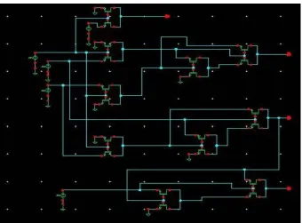 Fig. 2.  CMOS realization of MRLG gate  