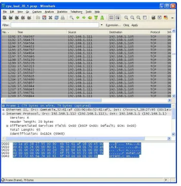 Figure 3-5. Wireshark at work 
