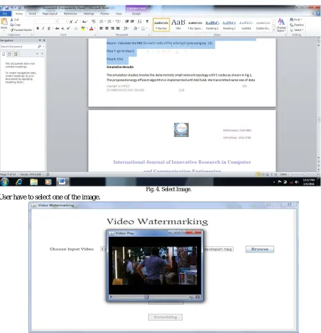 Fig. 4. Select Image. 
