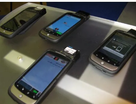 Figure 1: Early S2S prototypes on the Nexus One