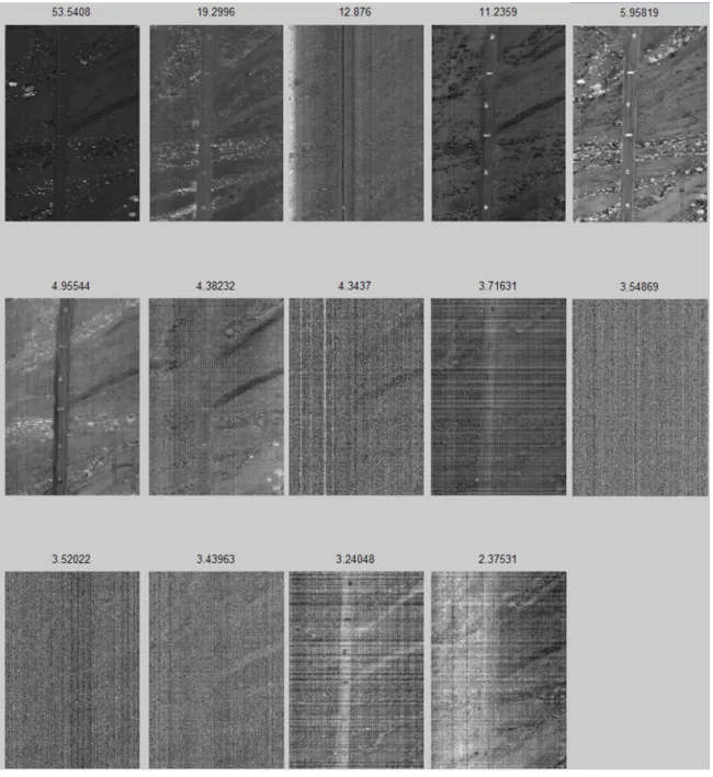 Figure 2-21.  ARES 1D: Abundance Maps from ICs Sorted by Kurtosis Value   Using g =  y  without Secondary Refinement 3