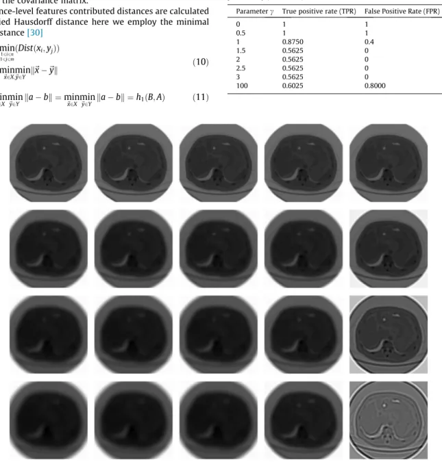 Fig. 10. The phase responses of circular Gabor bank filtered spectral CT imageTable 3