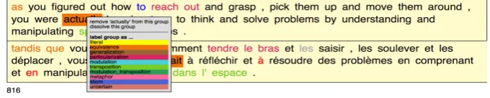 Figure 2: Annotation interface of Yawat.