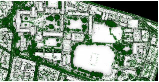 Figure 9. Vegetation detection by the proposed approach. 