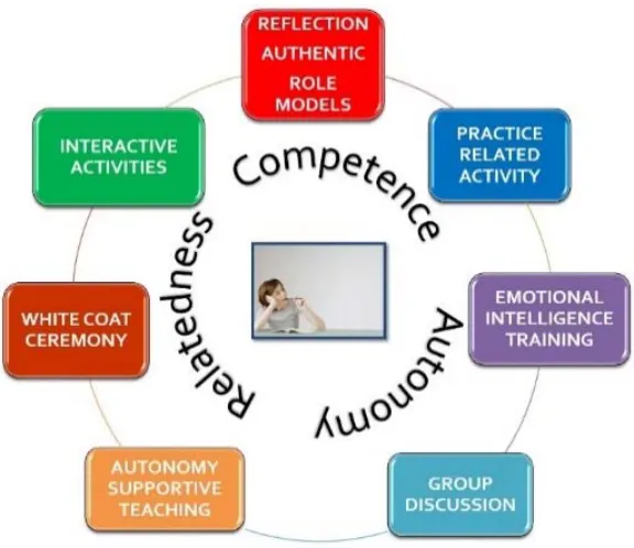 Figure 4-1. Features of the professional identity program 