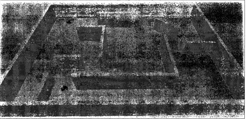 Figure 5.2: Areal, first experimental mapping environment, an indoor office area with uneven walls used to resemble an asymmetric environment