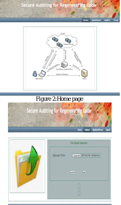 Figure 2:Home page 