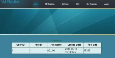 Figure 1: File Uploaded Information  