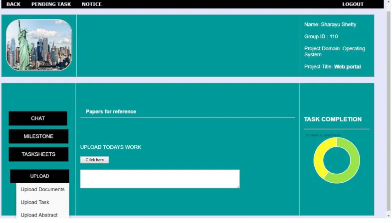 Fig 5. Milestone Module   