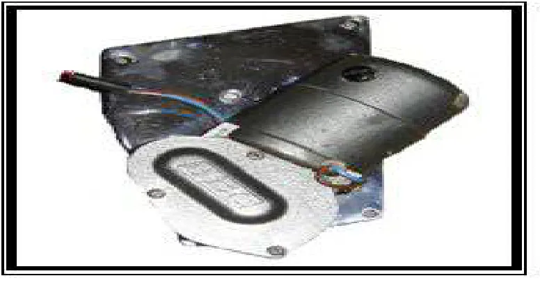 Fig 2: DC motor used in wheel chair  