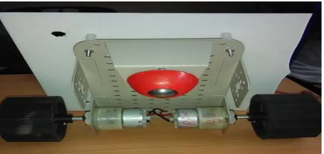 Fig 3: Hardware implementation of wheelchair  