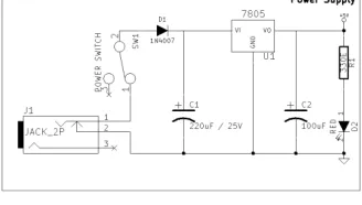 Figure 3: Power Supply Circuit Diagram   