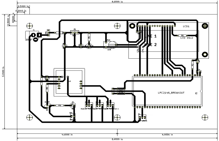 Figure 6: Microcontroller Circuit Diagram 
