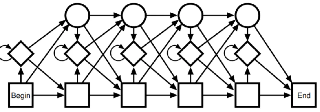 Figure 7. Profile Hidden Markov Models 