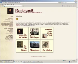 Figure 5.1. Digital snapshot from Rembrant project website 