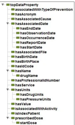 Figure 3.8: Data properties of the module Clinical Evaluation.