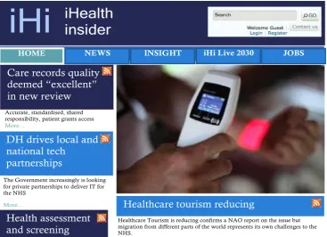 Fig. 10. Narrative for scenario: “Great IT, poorpublic health”.