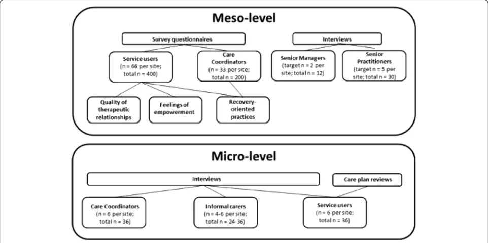 Fig. 2 Meso- and micro-level data collection targets