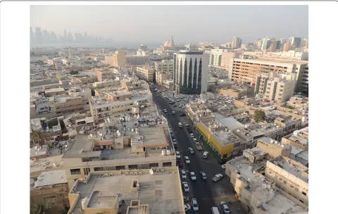 Fig. 1 A view of the Al Asmakh district in the old centre of Doha Source: Courtesy of Qatar University student group-a, 2014