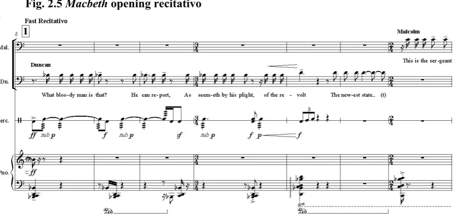 Fig. 2.5 Macbeth opening recitativo 