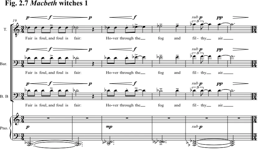 Fig. 2.7 Macbeth witches 1 