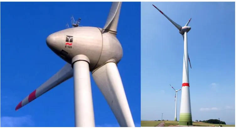 Figure 2.7 7 MW Enercon E-126 [14] 