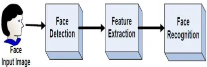 Fig 1 – Face Recognition Procedure 