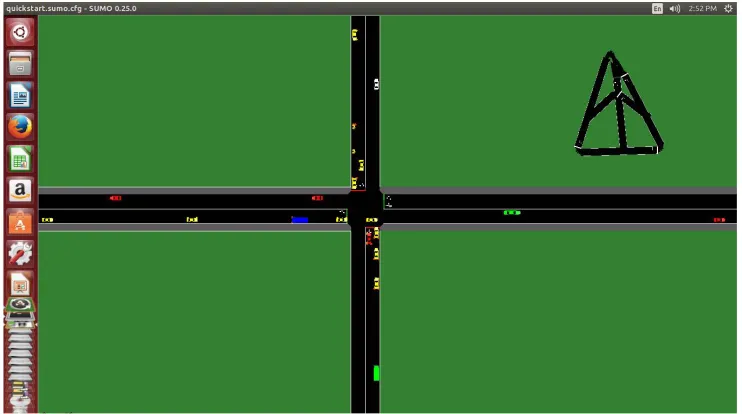 Figure 3 Infrastructure with roadside services  