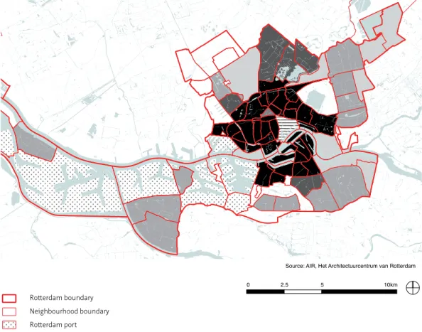 FIGURE 4.1  Rotterdam's urban growth