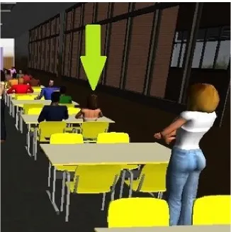 Figure 2: Sample scene used in the second study