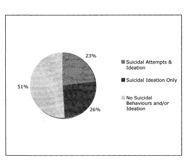 Figure 6. Suicidal Behaviour and Ideation according to the Female Participants 