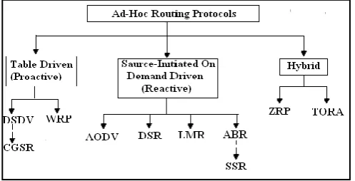 Figure 1.1  Mobile Ad hoc Network 