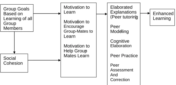 Figure  2.3  The  Perceived  Way  through  which  Cooperative  Learning  Improves  Learning