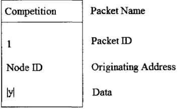 Figure 4.6: Competition packet model