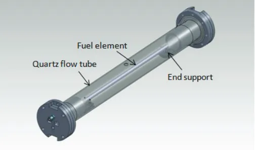 Figure 1.  External heating test setup.