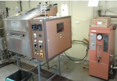 Figure 3.2 Laboratory scale steamer 
