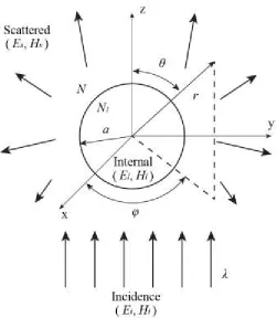 Figure 2-3. Light scattering problem diagram. 