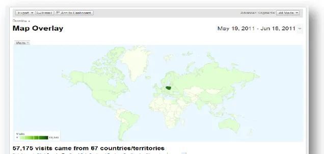 Figure 4-8 Map Overlay report  Service Providers 