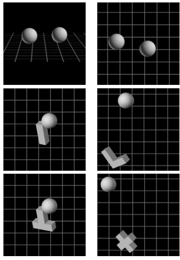 Figure 5: Experiments with visually similar and dissimilar distractors (from [OD01])