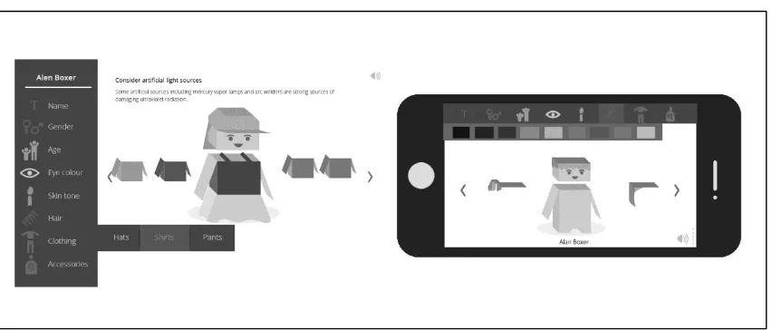 Figure 2. UV&U Desktop and Mobile User Interface 