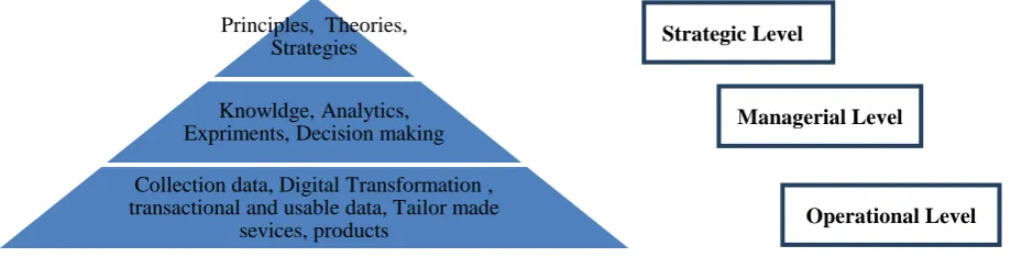 Figure No.2:  Big data outcomes at different levels of organization 