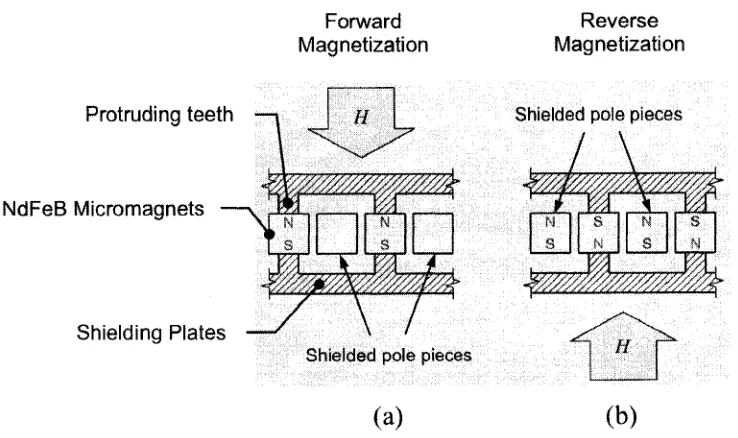 Figure 14. Stages of the MFSSM magnetization method.