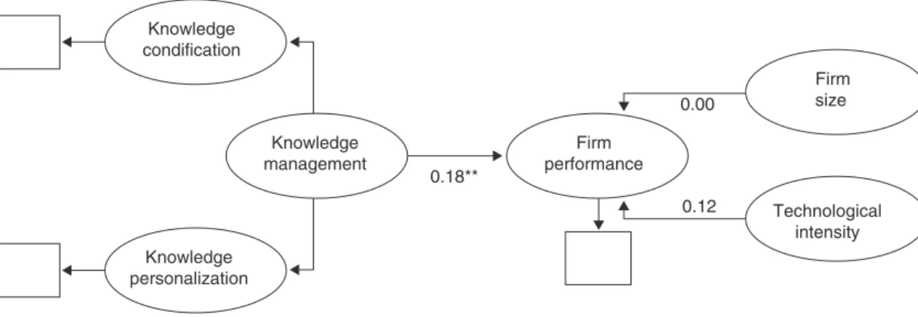 Fig. 1. Relationships among knowledge codiﬁcation, strategic human resource practices and ﬁrm performance.