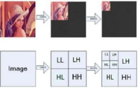 Fig. 1. Level 2D – DWT 