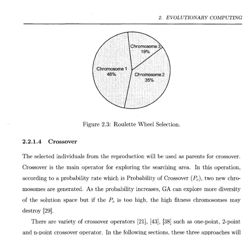 Figure 2.3: Roulette Wheel Selection.