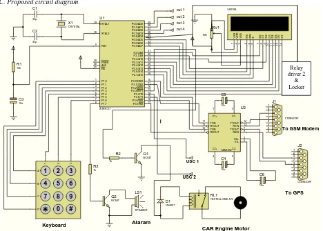 Fig. 4. Circuit Diagram of the Advanced Vehicle System  