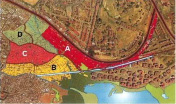 Figure 1.5 Soweto East Zone Divisions 