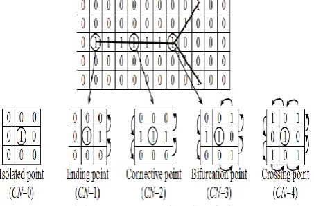 Fig 4.4 Crossing number for skeleton  
