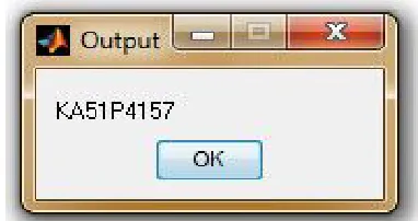 Fig 3.8: Extracted Number plate 